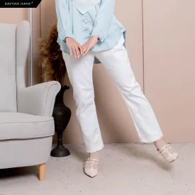 Ankle Loose Pants 2.0  (White)