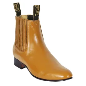 Los Altos Boots Mens #615102 Charro Short Boots  | Style Deer Boots | Color Buttercup