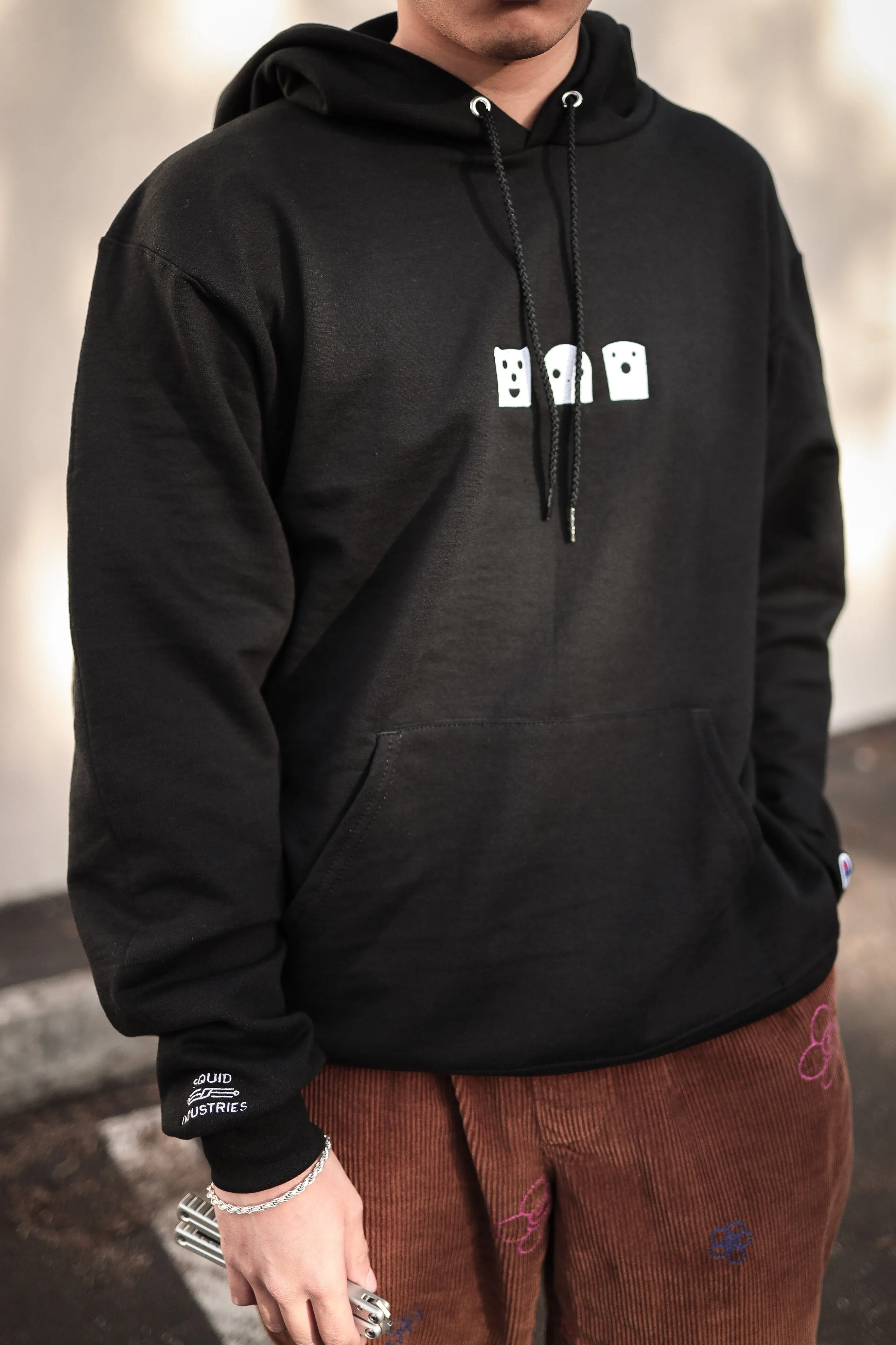 Squiddy Squad Embroidered Champion Brand Hoodie